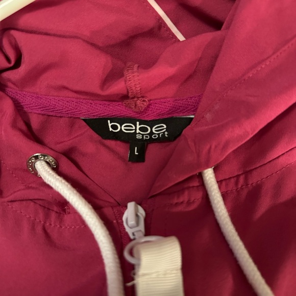 BEBÉ Hot Pink Windbreaker - Picture 1 of 2